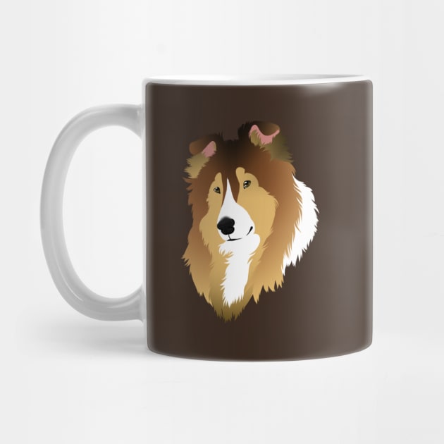 SimpliciTee - Sable Shetland Sheepdog by Larthan